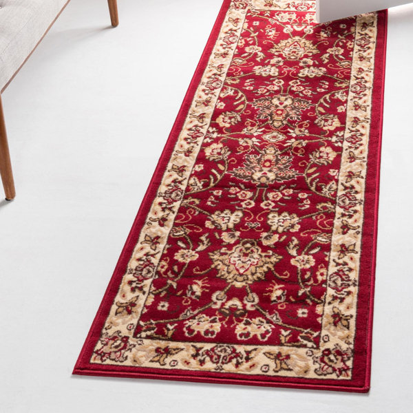 Andover Mills™ Mersey Oriental Area Rug in Burgundy Red & Reviews Wayfair